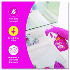 The Pink Stuff Miracle Bathroom Foam Cleaner, Fruity Scent, 25.4 oz Trigger Spray Bottle