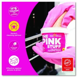 The Pink Stuff Miracle Cleaning Paste, Fruity Scent, 17.6 oz Jar, 6/Carton