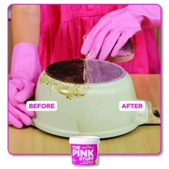 The Pink Stuff Miracle Cleaning Paste, Fruity Scent, 17.6 oz Jar, 6/Carton