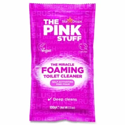 The Pink Stuff Miracle Power Foaming Toilet Cleaner, Fruity Scent, 3.5 oz Packet, 2 Packets/Box