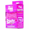 The Pink Stuff Sqeezy Dual-Sided Sponge and Scrubber, 4" x 5.3", 3.8" Thick, Pink/Ivory, 12/Carton