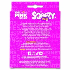 The Pink Stuff Sqeezy Dual-Sided Sponge and Scrubber, 4