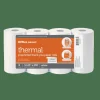 Thermal Preprinted "Thank You" Paper Rolls, 3-1/8" x 230', White, Pack Of 8