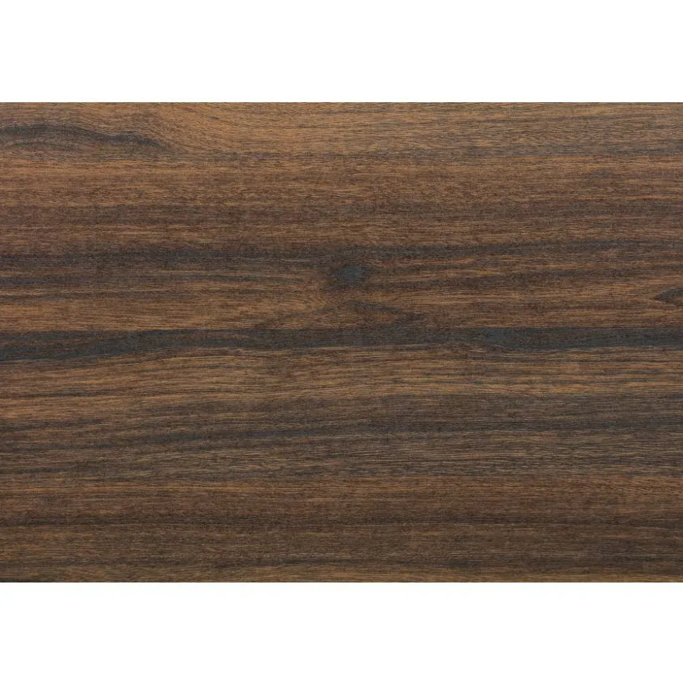 Thomasville Alderbrook 60"W L-Shaped Corner Desk With Integrated Power Outlet, Walnut/Matte Black