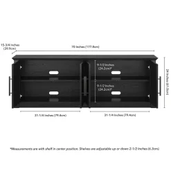 Thornwell Rectangular TV Stand for TV's up to 78
