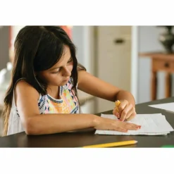 Ticonderoga Latex-free Pencil-shape Eraser - Yellow - Pencil - 36 / Box - Latex-free, Smudge-free, Non-toxic
