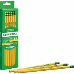 Ticonderoga Pencils, #2 Lead, Medium Soft, Pack of 24