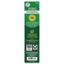 Ticonderoga Pencils, Presharpened, #2 Lead, Soft, Pack of 12