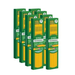 Ticonderoga Woodcase Pencils, #2 Lead, Soft, Pack of 96