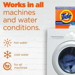 Tide Coin Vend Powder Laundry Detergent, HE Compatible, Tide Original Scent, 1.1 oz, 156/Carton