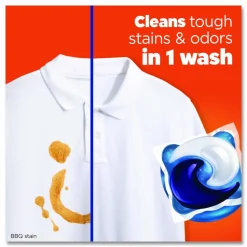 Tide PODS Laundry Detergent, HE Compatible, Spring Meadow, 57 oz Tub, 76 Pacs/Tub, 4 Tubs/Carton