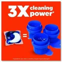 Tide PODS Laundry Detergent, HE Compatible, Spring Meadow, 57 oz Tub, 76 Pacs/Tub, 4 Tubs/Carton