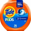 Tide PODS Laundry Detergent, Tide Original Scent, 76 Pods