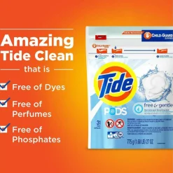 Tide Pods, Unscented, 81 Pods/Tub
