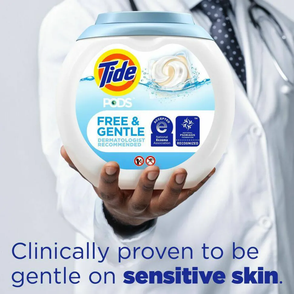 Tide Pods, Unscented, 81 Pods/Tub