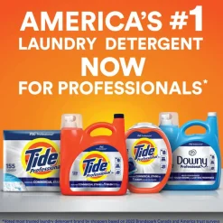 Tide Professional Commercial Power PODS Laundry Detergent, 63 PODS Per Pack, Case Of 4 Packs