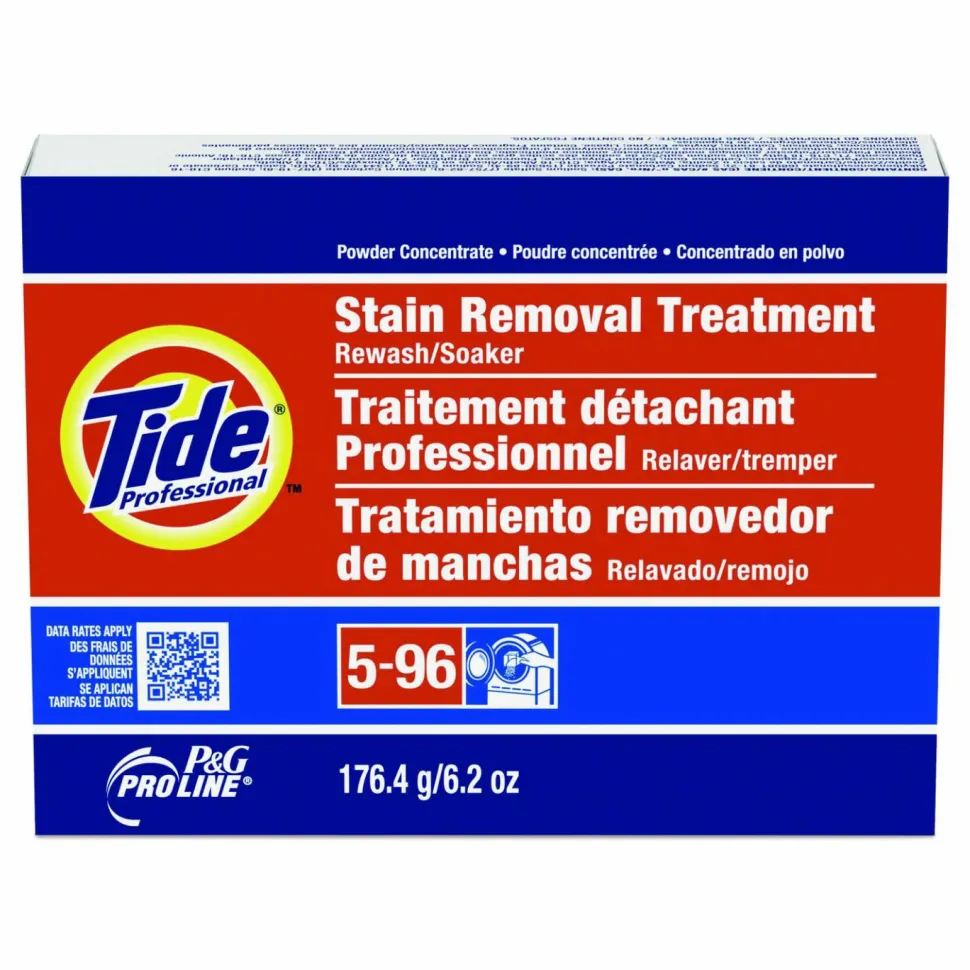 Tide PRO Stain Removal Treatment Powder, Unscented, 6.2 oz Box, 14/Carton