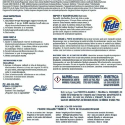 Tide PRO Stain Removal Treatment Powder, Unscented, 6.2 oz Box, 14/Carton