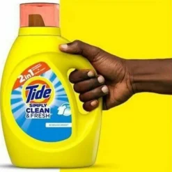 Tide Simply Clean & Fresh Liquid HE Laundry Detergent, Refreshing Breeze, 117 Oz