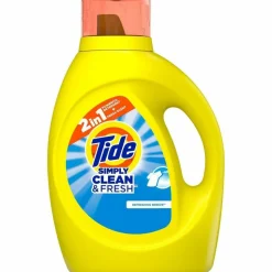Tide Simply Clean & Fresh Liquid HE Laundry Detergent, Refreshing Breeze, 117 Oz