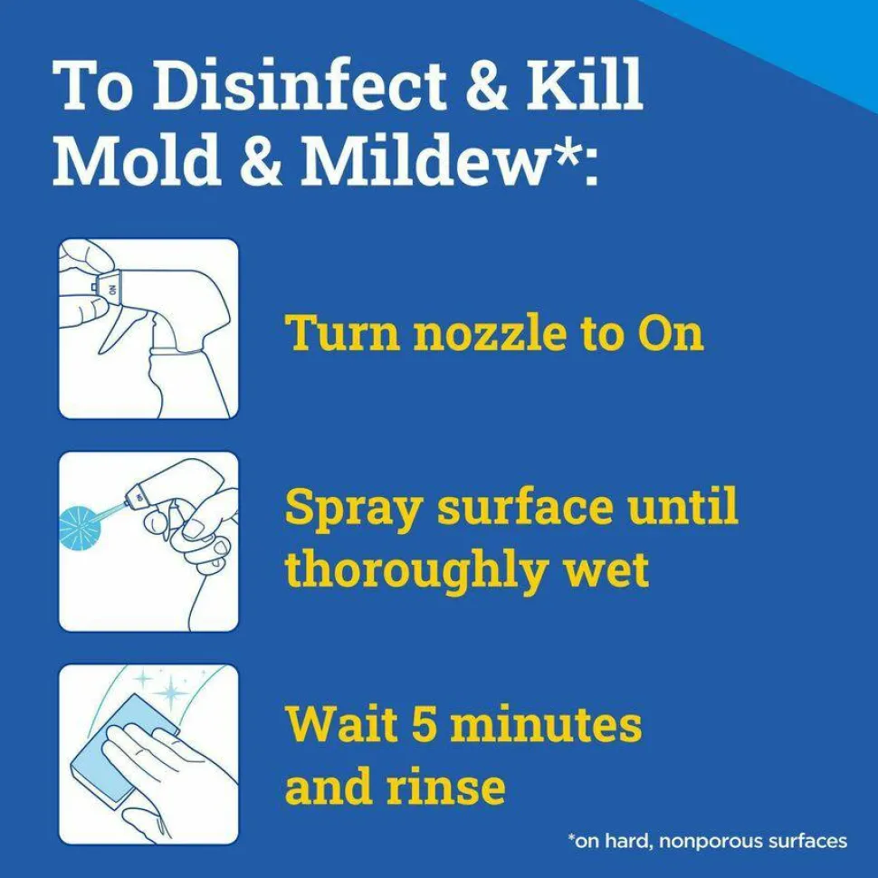 Tilex CloroxPro Disinfecting Instant Mold and Mildew Remover, 32 oz Smart Tube Spray