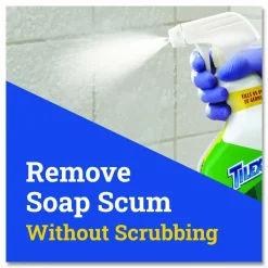 Tilex CloroxPro Disinfecting Soap Scum Remover Spray, Unscented, 32 oz Smart Tube Spray, 9/Carton
