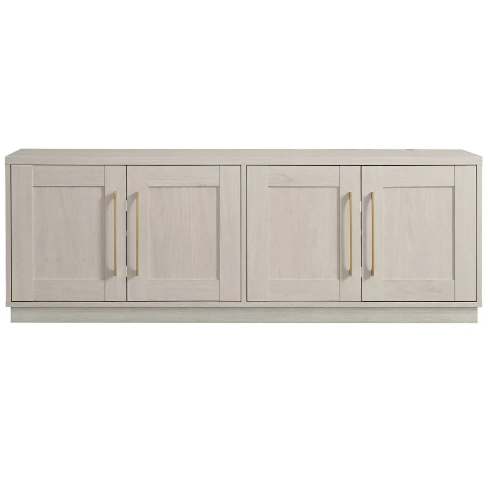 Tillman Rectangular TV Stand for TV's up to 75" in Alder White