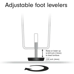 Tillman Rectangular TV Stand for TV's up to 75