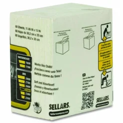 TOOLBOX Z400 Quarterfold Wipers, 1-Ply, 11.87 x 13, White, 12/Carton
