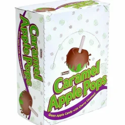Tootsie Roll Caramel Apple Pops, 0.63 oz, 48/Carton