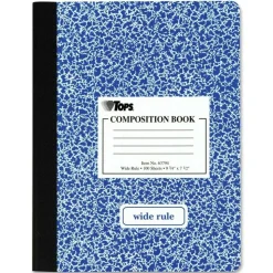 Tops Composition Book, 7-1/2