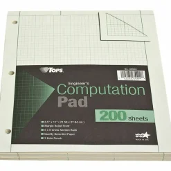 TOPS Engineer's Computation Pad, 8 1/2