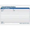 TOPS Avoid Verbal Orders Book - 50 Sheet(s) - 2 PartCarbonless Copy - 4.25" x 7" Form Size - White - 1 Each