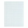 TOPS Cross Section Pad, 8 1/2" x 11", Quadrille Rule, 50 Sheets, White Paper/Blue Ink