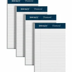 TOPS Docket Diamond Jr. 100% Recycled Writing Pads, 5