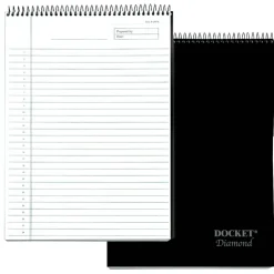 TOPS Docket Diamond 100% Recycled Wirebound Planner, 8 1/2