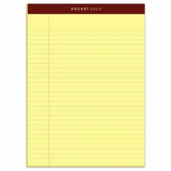 TOPS Docket Gold Premium Writing Pads, 8 1/2