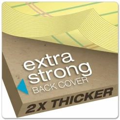 TOPS Docket Gold Ruled Perforated Pads, Wide/Legal Rule, (50) Canary Yellow 8.5 x 14 Sheets, 12/Pack