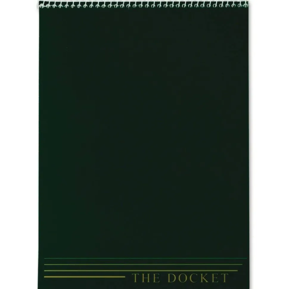 TOPS Docket Wirebound Legal Writing Pads - Letter - 70 Sheets - Wire Bound - 0.34" Ruled - 16 lb Basis Weight - 63633