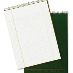 TOPS Docket Wirebound Legal Writing Pads - Letter - 70 Sheets - Wire Bound - 0.34" Ruled - 16 lb Basis Weight - 63633