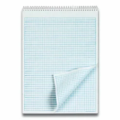 TOPS Docket Wirebound Quadrille Pad, 8 1/2" x 11", 35 Sheets, White