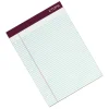 TOPS Double Docket Gold Writing Pads, 8 1/2" x 11", Narrow Ruled, 200 Pages (100 Sheets), 3-Hole Punched, White, Pack Of 2