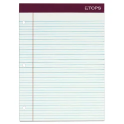 TOPS Double Docket Gold Writing Pads, 8 1/2