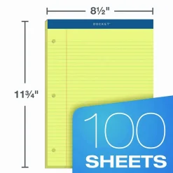 TOPS Double Docket Legal Pad, 8 1/2