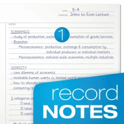 TOPS Idea Collective Steno Book, 6" x 9", 80 Sheets, White