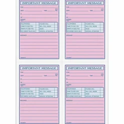 TOPS Important Message Book