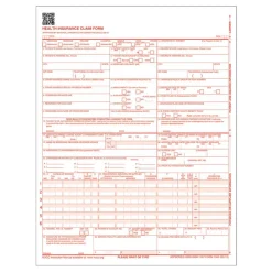 TOPS Laser CMS Claim Forms, 8 1/2" x 11", Pack Of 500
