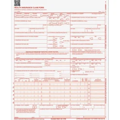 TOPS Laser CMS Claim Forms, 8 1/2" x 11", Pack Of 500