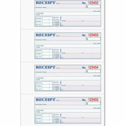 TOPS Manifold Receipt Book, 3-Part, 7 5/8