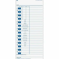 TOPS One-Side Weekly Time Cards - 4